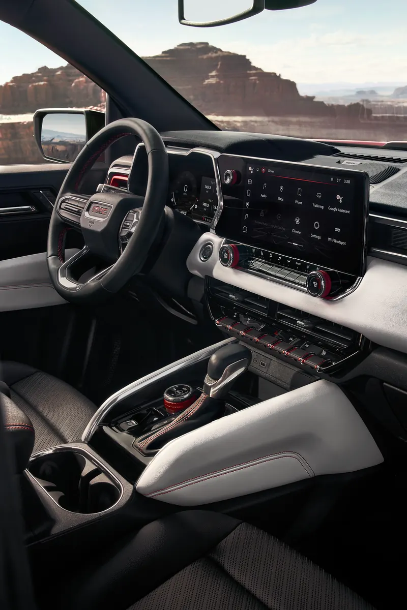 2026 GMC Canyon infotainment system at Newberry Motors in Newberry MI